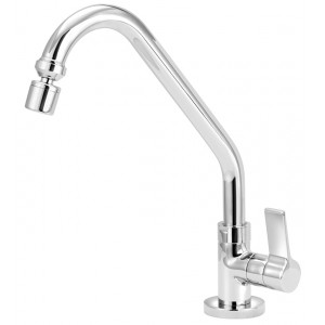 Torneira Cozinha Mesa Bica Móvel ¼ Volta 1167 Clean C62 Cromado Esteves VTM620CWB