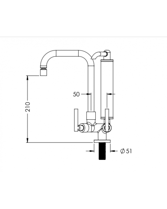 Torneira Cozinha Bancada Com Filtro ¼ Volta Bica Móvel Clean C62 Cromado Esteves VTF800CWC Torneira Cozinha Bancada Com Filtro ¼ Volta Bica Móvel Clean C62 Cromado Esteves VTF800CWC