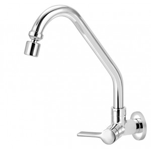 Torneira Cozinha Parede Bica Móvel ¼ Volta 1168 Clean C62 Cromado Esteves VTP620CWB