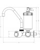 Torneira Cozinha Parede Com Filtro ABS ¼ Volta Mônaco C40 Cromado Esteves VTF210CWB Torneira Cozinha Parede Com Filtro ABS ¼ Volta Mônaco C40 Cromado Esteves VTF210CWB