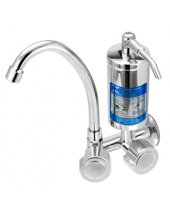 Torneira Cozinha Parede Com Filtro ABS ¼ Volta Mônaco C40 Cromado Esteves VTF210CWB Torneira Cozinha Parede Com Filtro ABS ¼ Volta Mônaco C40 Cromado Esteves VTF210CWB