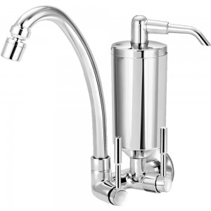 Torneira Cozinha Parede Com Filtro ABS ¼ Volta Stilo C31 Cromado Esteves VTF700CWB