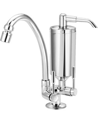 Torneira Cozinha Mesa Com Filtro ABS ¼ Volta Stilo C31 Cromado Esteves VTF701CWB