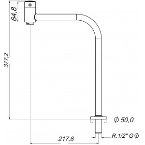 Torneira Banheiro Mesa Bica Alta Cuba Apoio ¼ Volta 1199 Fit Cromado Esteves VTM299CWB