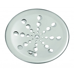 Grelha Inox Redonda Sem Caixilio 150Mm Cromado Esteves VAD272IWG