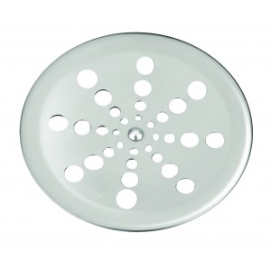 Grelha Inox Redonda Sem Caixilio 100Mm Cromado Esteves VAD370IWG