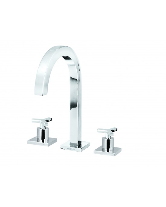 Misturador Banheiro Mesa Bica Alta ¼ Volta New C66 Cromado Esteves VML600CWC Misturador Banheiro Mesa Bica Alta ¼ Volta New C66 Cromado Esteves VML600CWC