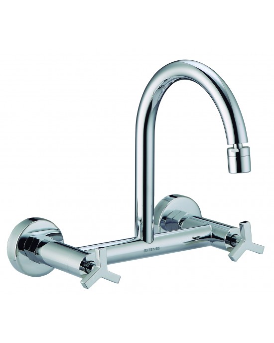Misturador Cozinha Parede Bica Móvel ¼ Volta 1258 New C66 Cromado Esteves VMP660CWC Misturador Cozinha Parede Bica Móvel ¼ Volta 1258 New C66 Cromado Esteves VMP660CWC