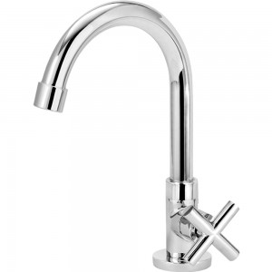 Torneira Banheiro Mesa Bica Alta ¼ Volta 1198 Orion C37 Cromado Esteves VTL095CWB