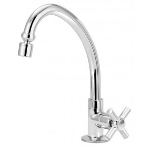 Torneira Cozinha Mesa Bica Móvel ¼ Volta 1167 Orion C37 Cromado Esteves VTM090CWU