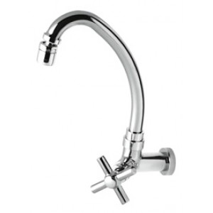 Torneira Cozinha Parede Bica Móvel ¼ Volta 1168 Orion C37 Cromado Esteves VTP094CWB