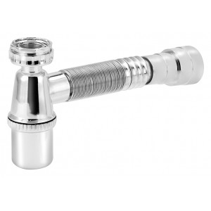 Sifão Universal Saída Extensível Porca Plástica Cromado Esteves VSP350CWG