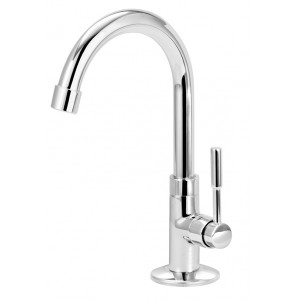 Torneira Banheiro Mesa Bica Alta ¼ Volta 1198 Stilo C31 Cromado Esteves VTL700CWB