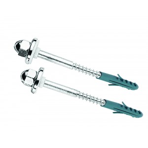 Parafuso Fixação Tanque 1/4X120Mm (Par) Aço 1020 Cromado Esteves VPF950CWG