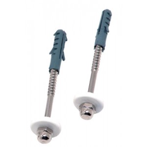 Parafuso Fixação 967 - Vaso Coluna Lavatório S8 (Par) 80Mm Cromado Esteves VPL967CWG