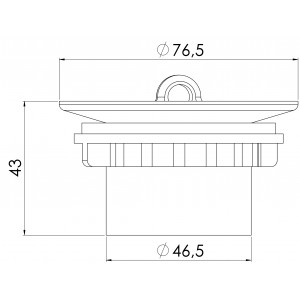 Válvula Tanque P.V.C. Sem Ladrão 1.1/4X2.1/2 Branco Esteves VVT419WWG