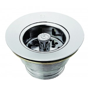 Válvula Cozinha 3.1/2X1.1/2 Cromado Esteves VVA250CWG - Cesto em ABS cromado